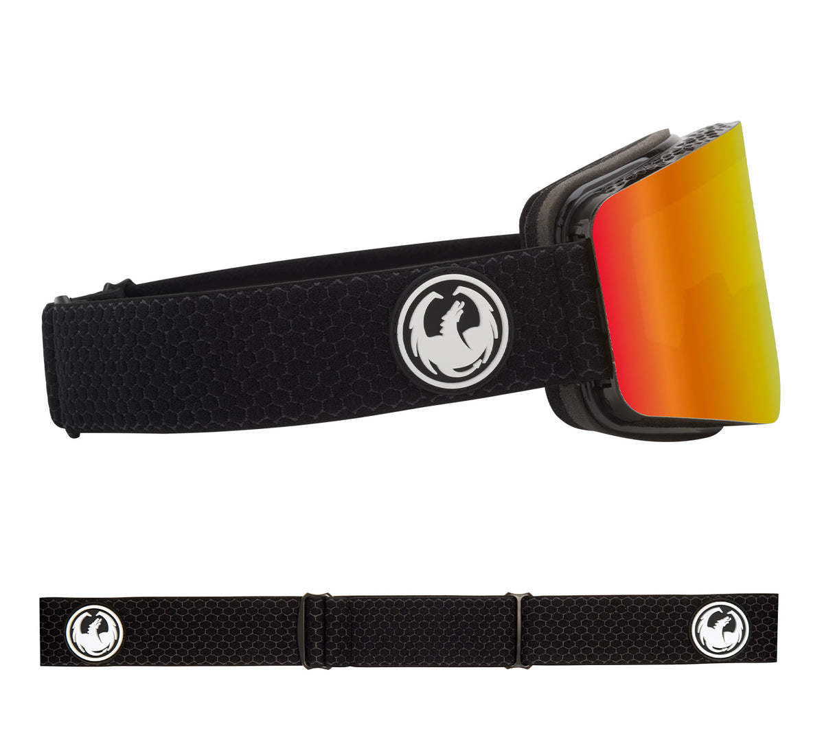 R1 OTG - Split with Lumalens Red Ionized & Lumalens Light Rose Lens