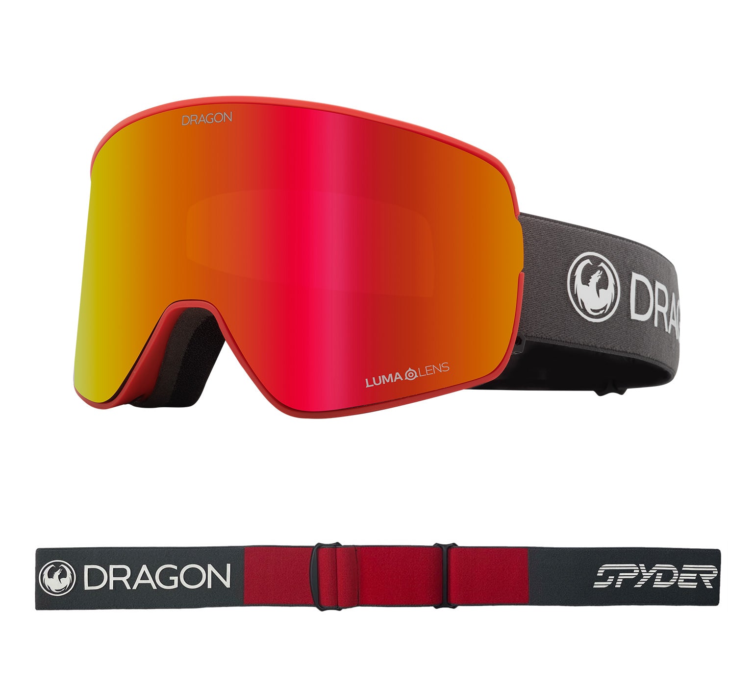 NFX2 - Volcano Spyder Collab with Lumalens Red Ionized & Lumalens Light Rose Lens