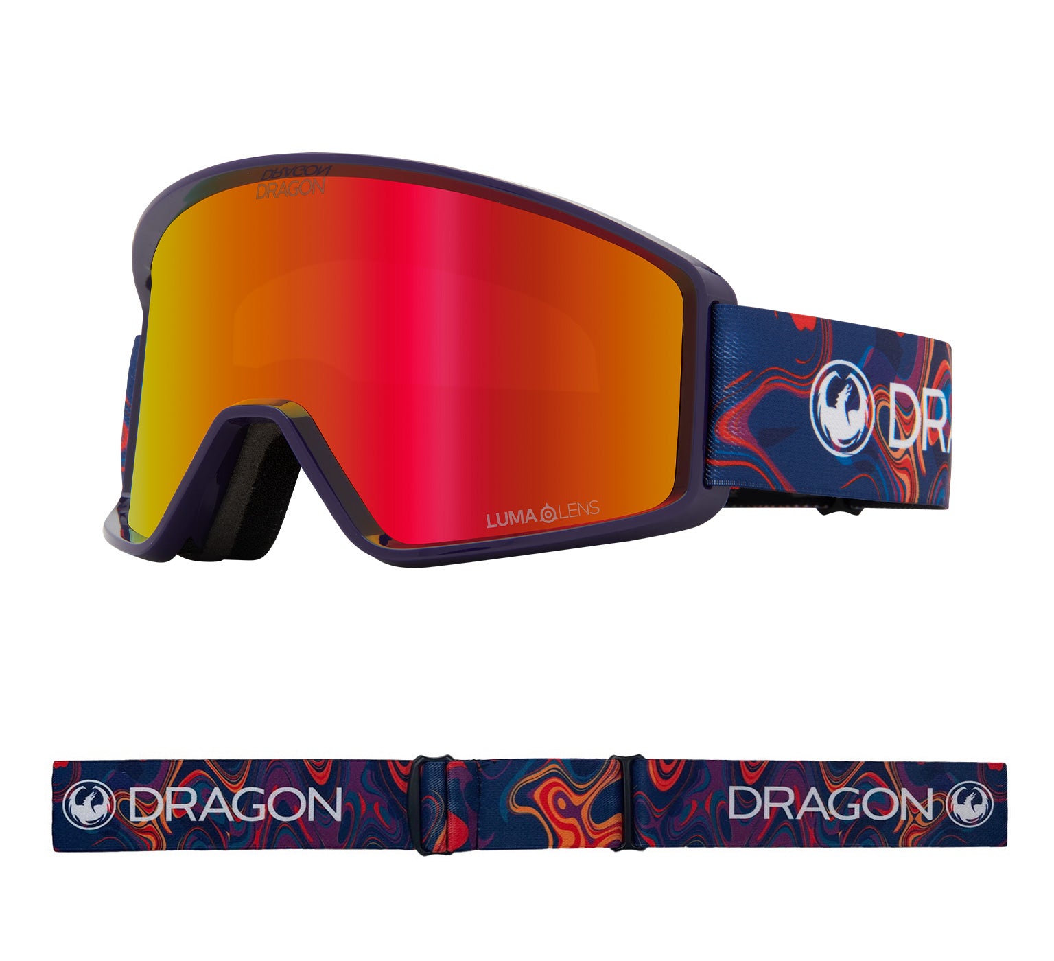 DXT OTG - Swirl with Lumalens Red Ionized Lens