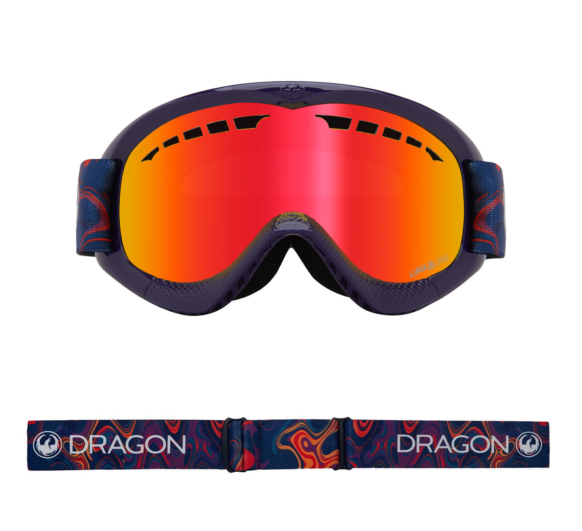 DXs - Swirl with Lumalens Red Ionized Lens