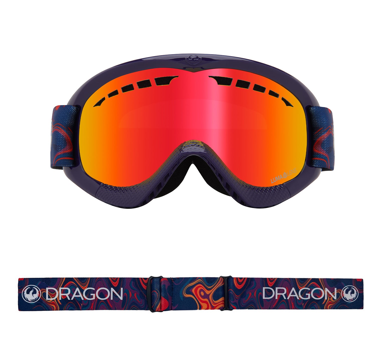 DXs - Swirl with Lumalens Red Ionized Lens