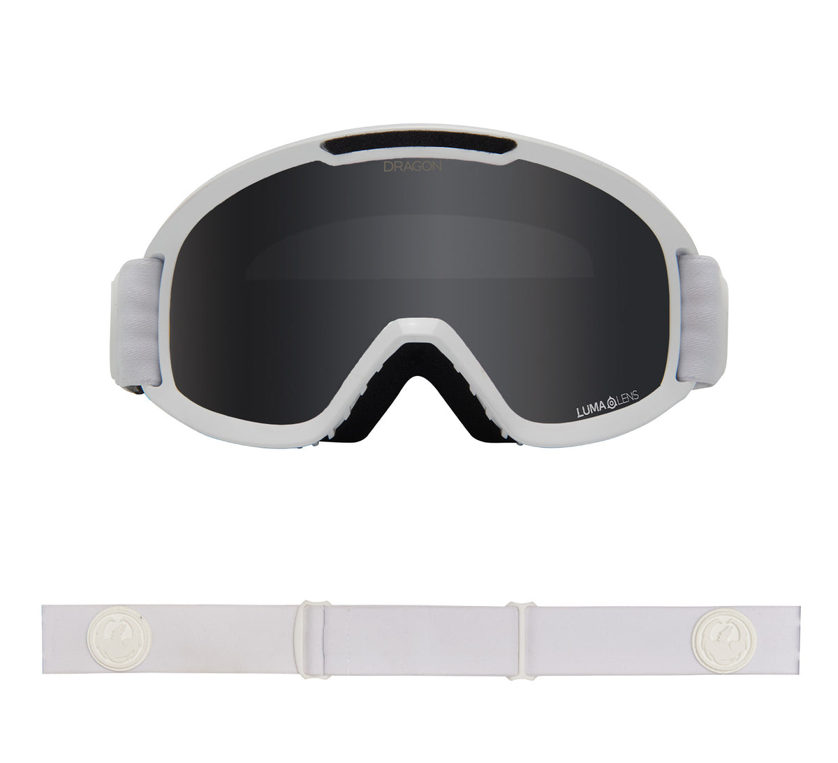 DX2 - Whiteout with Lumalens Dark Smoke & Lumalens Pink Ionized Lens