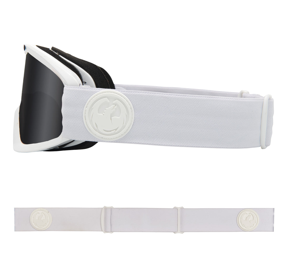 DX2 - Whiteout with Lumalens Dark Smoke & Lumalens Pink Ionized Lens