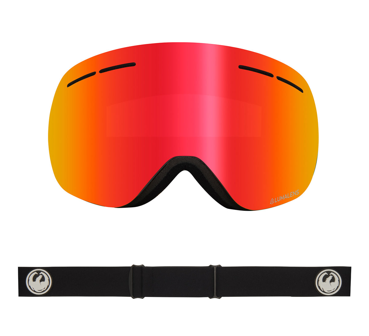 X1s - Black with Lumalens Red Ionized & Lumalens Rose Lens