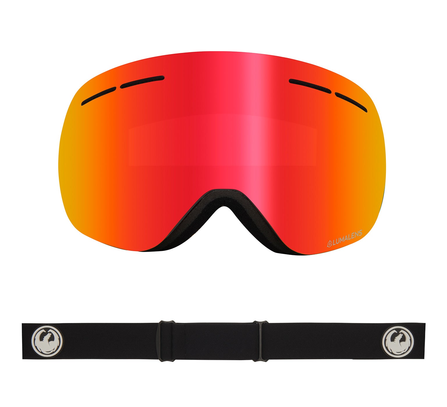 X1s - Black with Lumalens Red Ionized & Lumalens Rose Lens