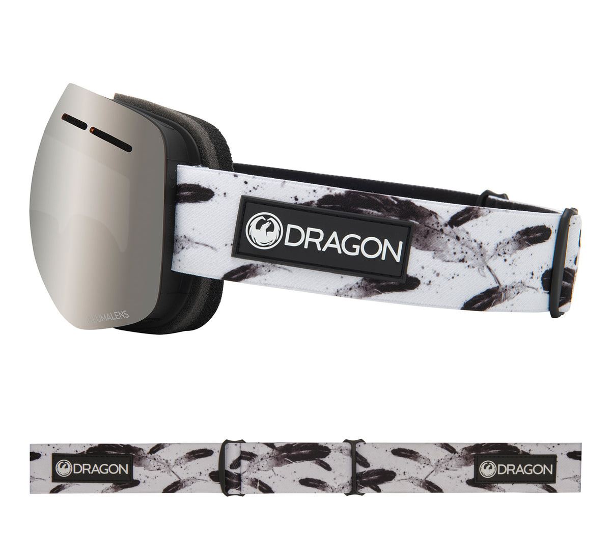 X1s - Feather with Lumalens Silver Ionized & Lumalens Flash Blue Lens