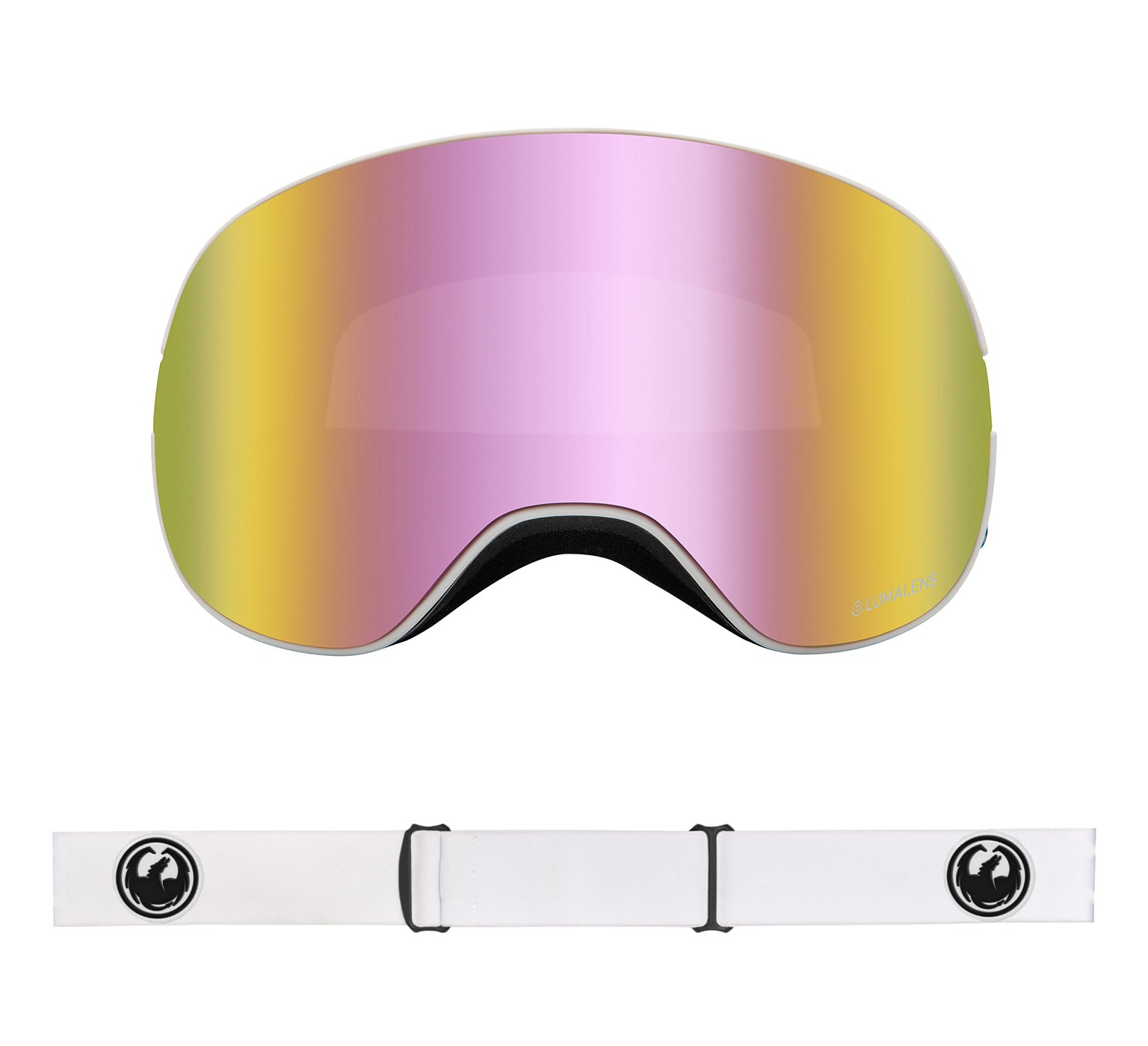 X2 - White with Lumalens Pink Ionized & Lumalens Dark Smoke Lens