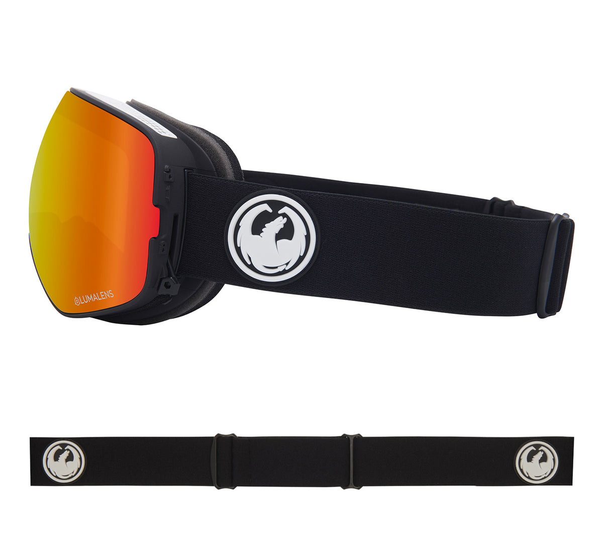 X2s - Black with Lumalens Red Ionized & Lumalens Rose Lens