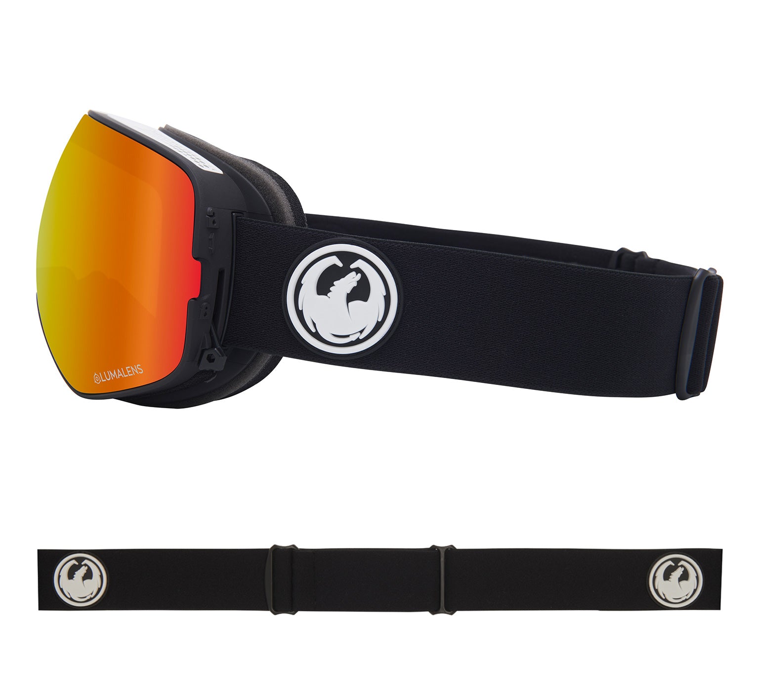 X2s - Black with Lumalens Red Ionized & Lumalens Rose Lens