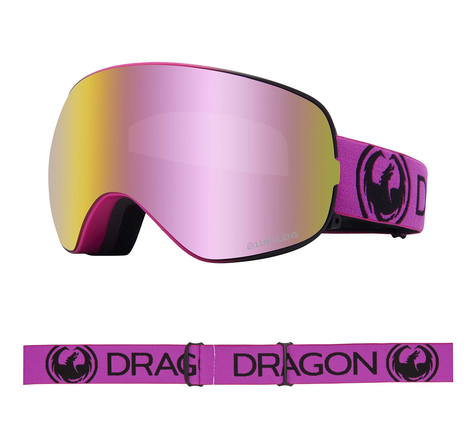 X2s - Raspberry with Lumalens Pink Ionized & Lumalens Dark Smoke Lens