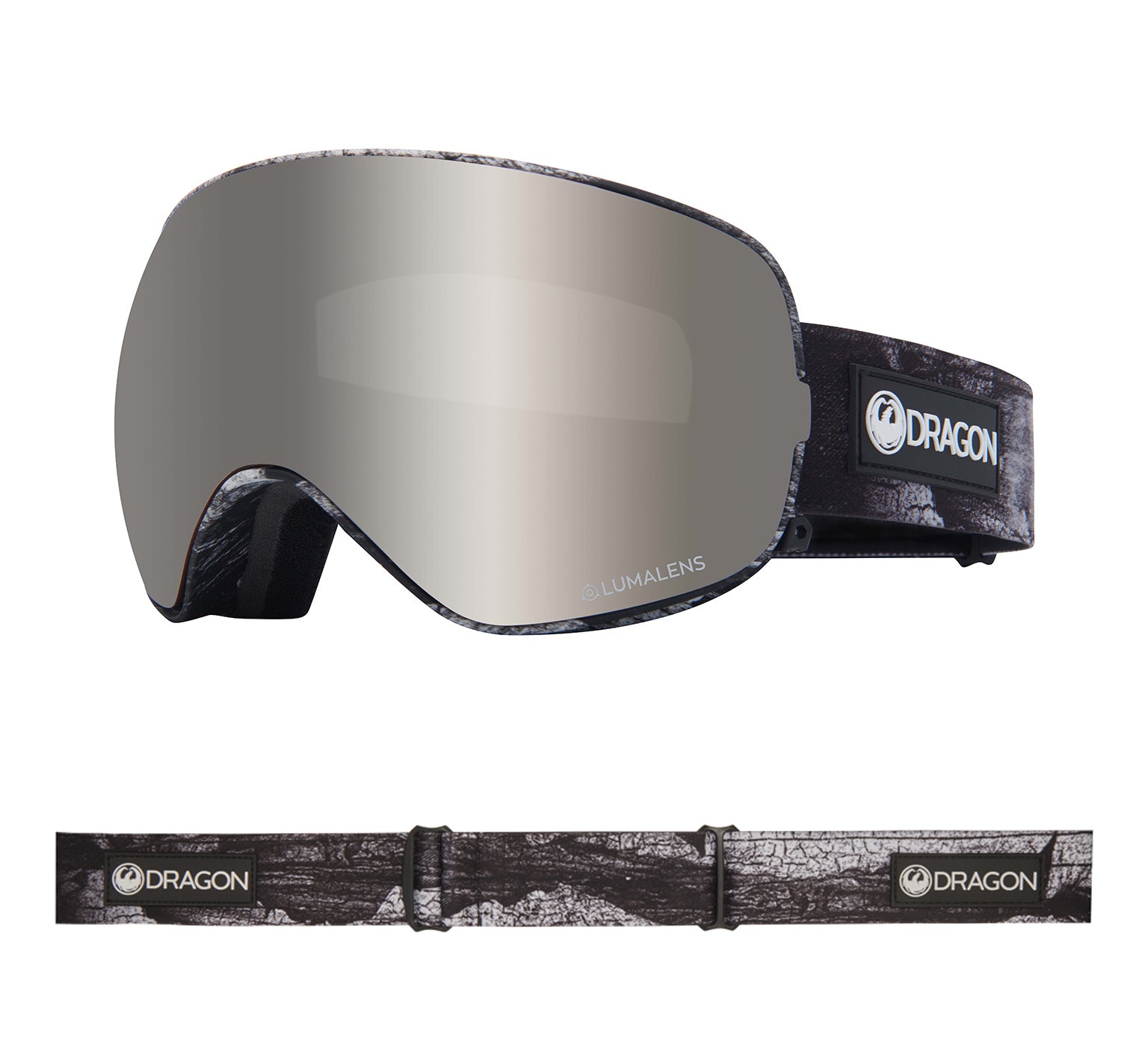 X2s - Torn Birch with Lumalens Silver Ionized & Lumalens Flash Blue Lens